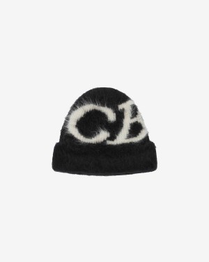 Cole Buxton Alpaca Knit Men Beanie Black | USA IN9-72827N1