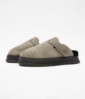 Cole Buxton Men Mules Stone Grey | USA TD7-46474C4