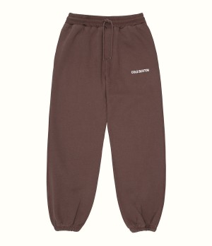 Cole Buxton Sportswear Men Sweatpants Brown | USA YT0-20382S5