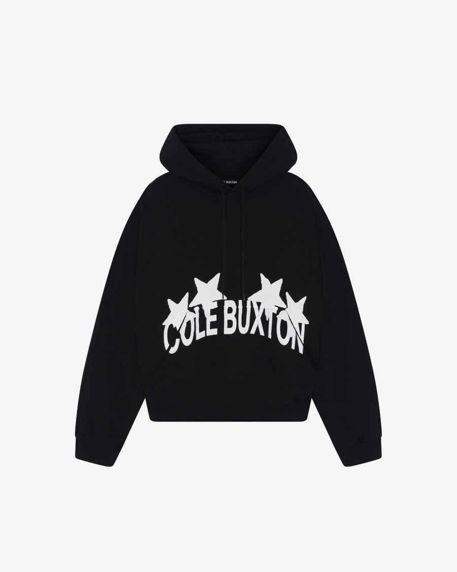 Cole Buxton 4 Star Men Hoodie Black | USA DU8-76737A2