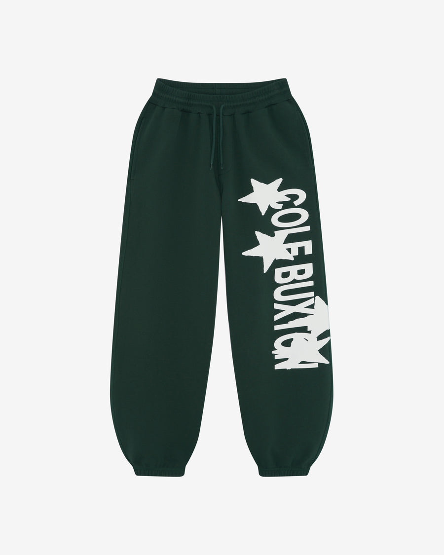 Cole Buxton 4 Star Men Sweatpants Forest Green | USA KK3-49674R7