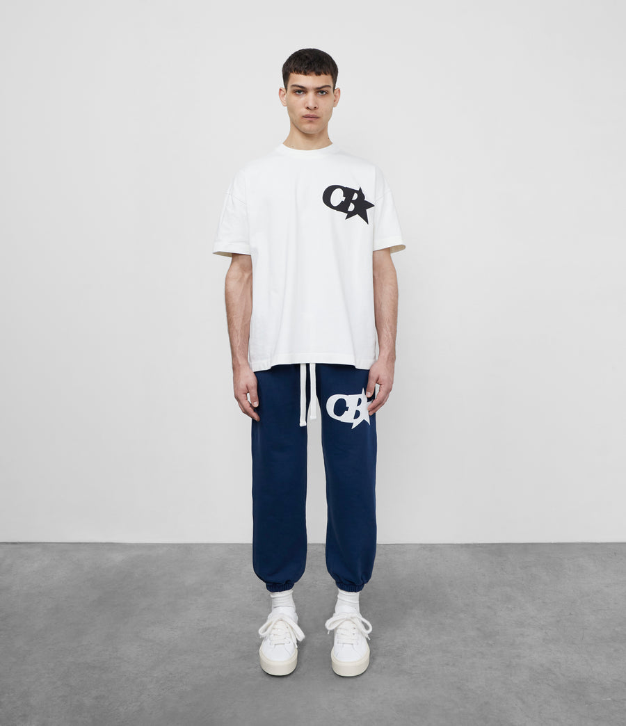 Cole Buxton CB Star Men Sweatpants Navy | USA JW2-51085O7