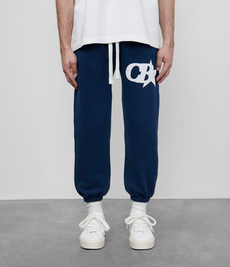 Cole Buxton CB Star Men Sweatpants Navy | USA JW2-51085O7