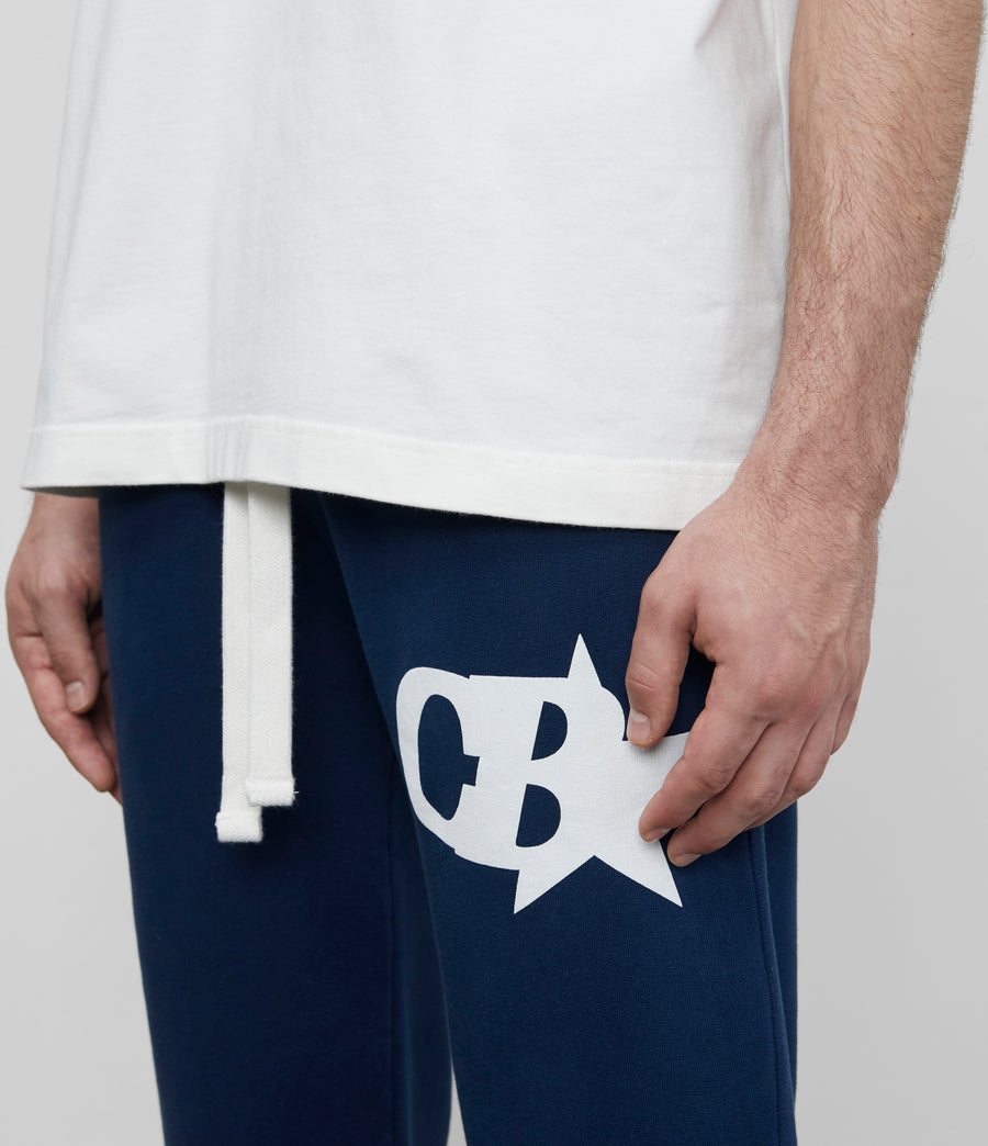 Cole Buxton CB Star Men Sweatpants Navy | USA JW2-51085O7