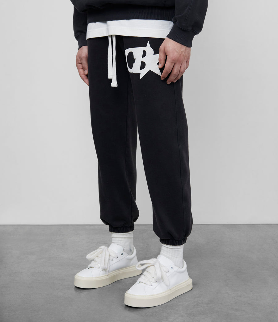 Cole Buxton CB Star Men Sweatpants Vintage Black | USA LF3-04030L7