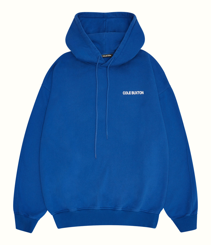 Cole Buxton Cb Sportswear Men Hoodie Cobalt Blue | USA LM0-17631B9