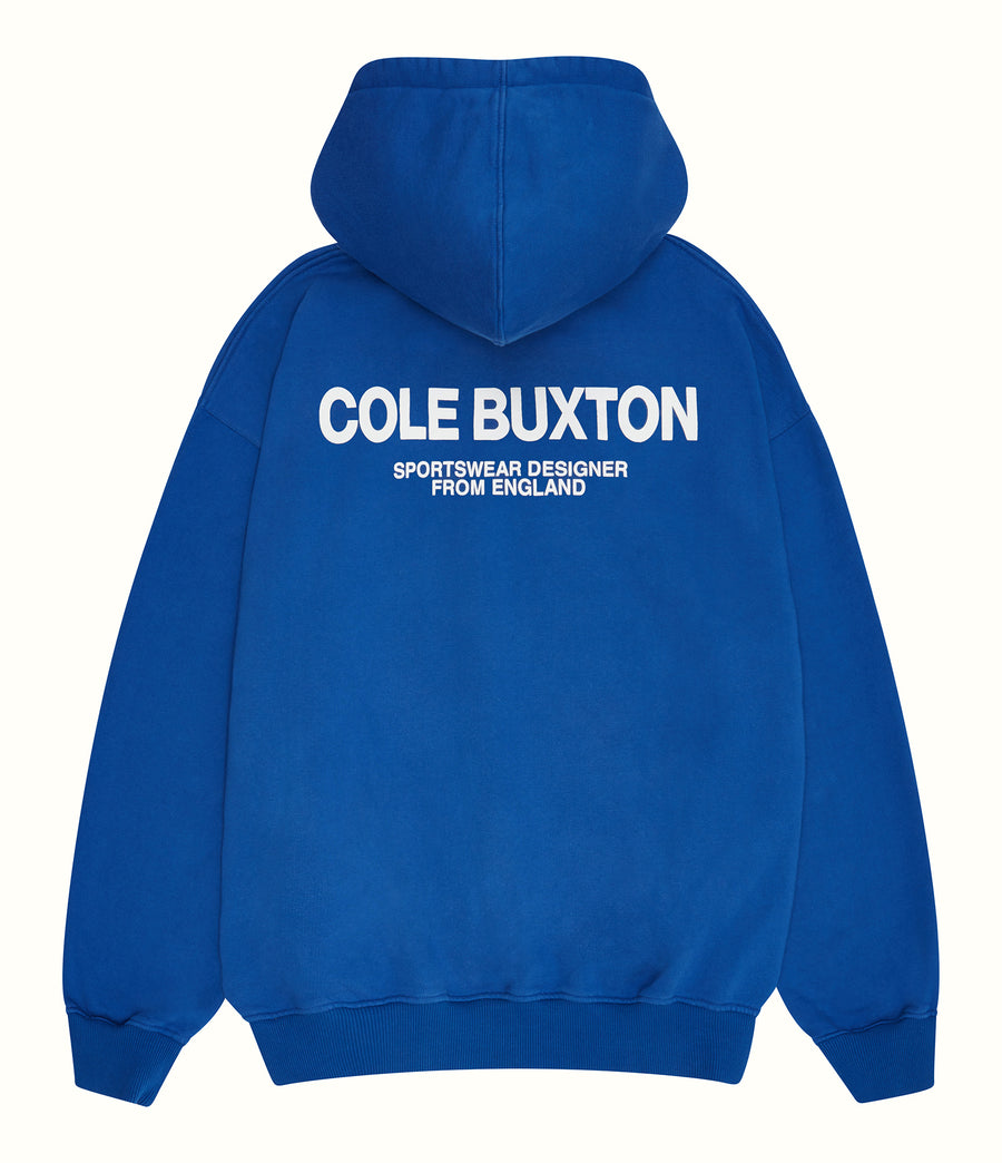 Cole Buxton Cb Sportswear Men Hoodie Cobalt Blue | USA LM0-17631B9