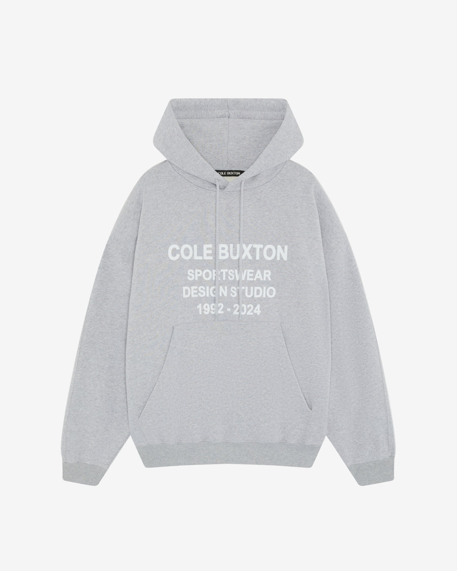 Cole Buxton Design Studio Men Hoodie Light Grey Marl | USA HO7-44224J9