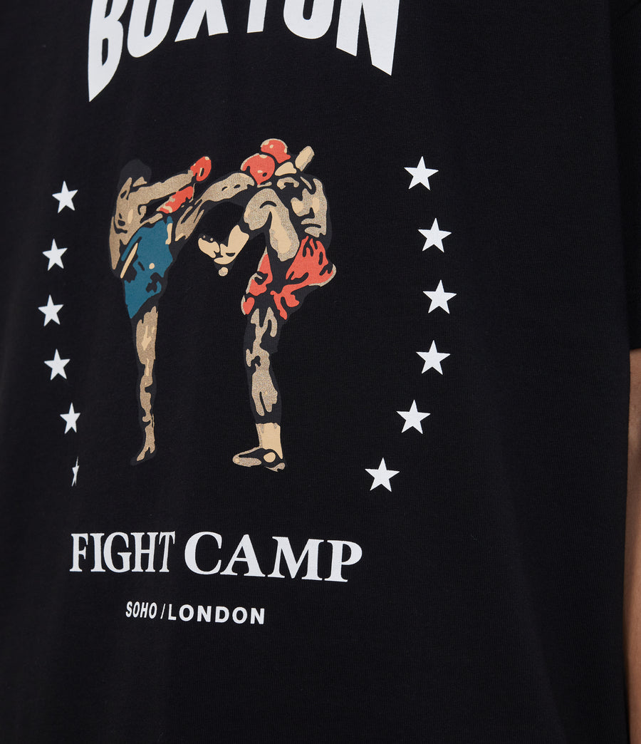 Cole Buxton Fight Camp Men T-Shirt Black | USA EQ3-67476I0