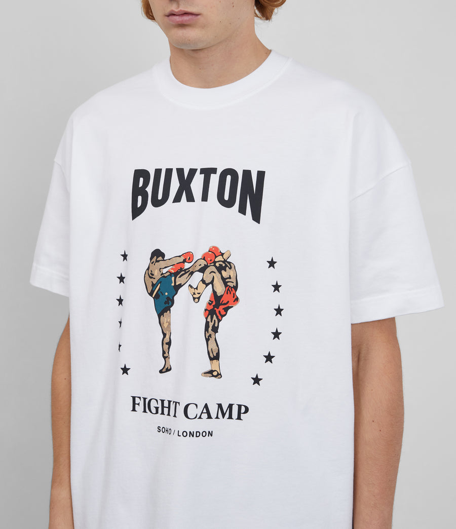 Cole Buxton Fight Camp Men T-Shirt White | USA NP5-32883M0