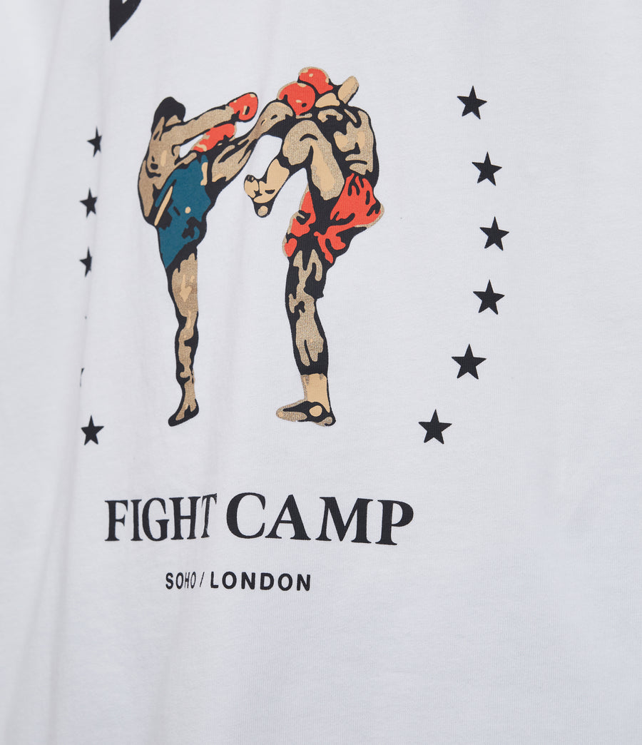 Cole Buxton Fight Camp Men T-Shirt White | USA NP5-32883M0