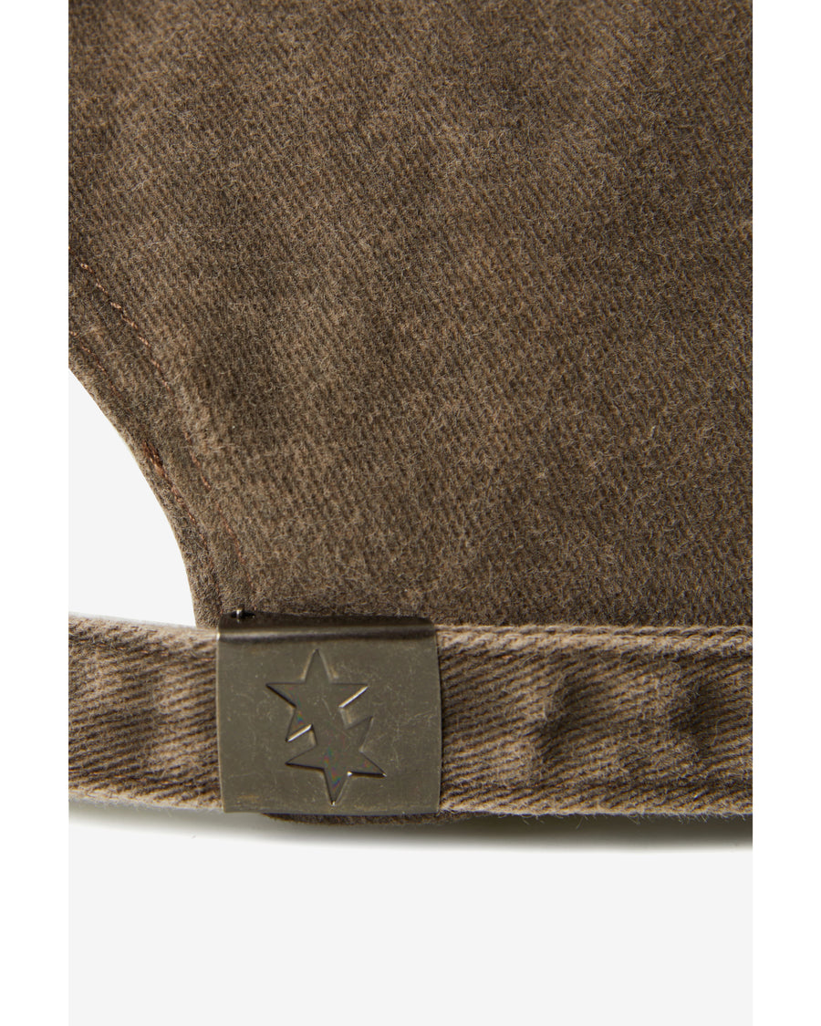 Cole Buxton Garment Dyed Dad Men Caps Washed Brown | USA GW8-12341M2