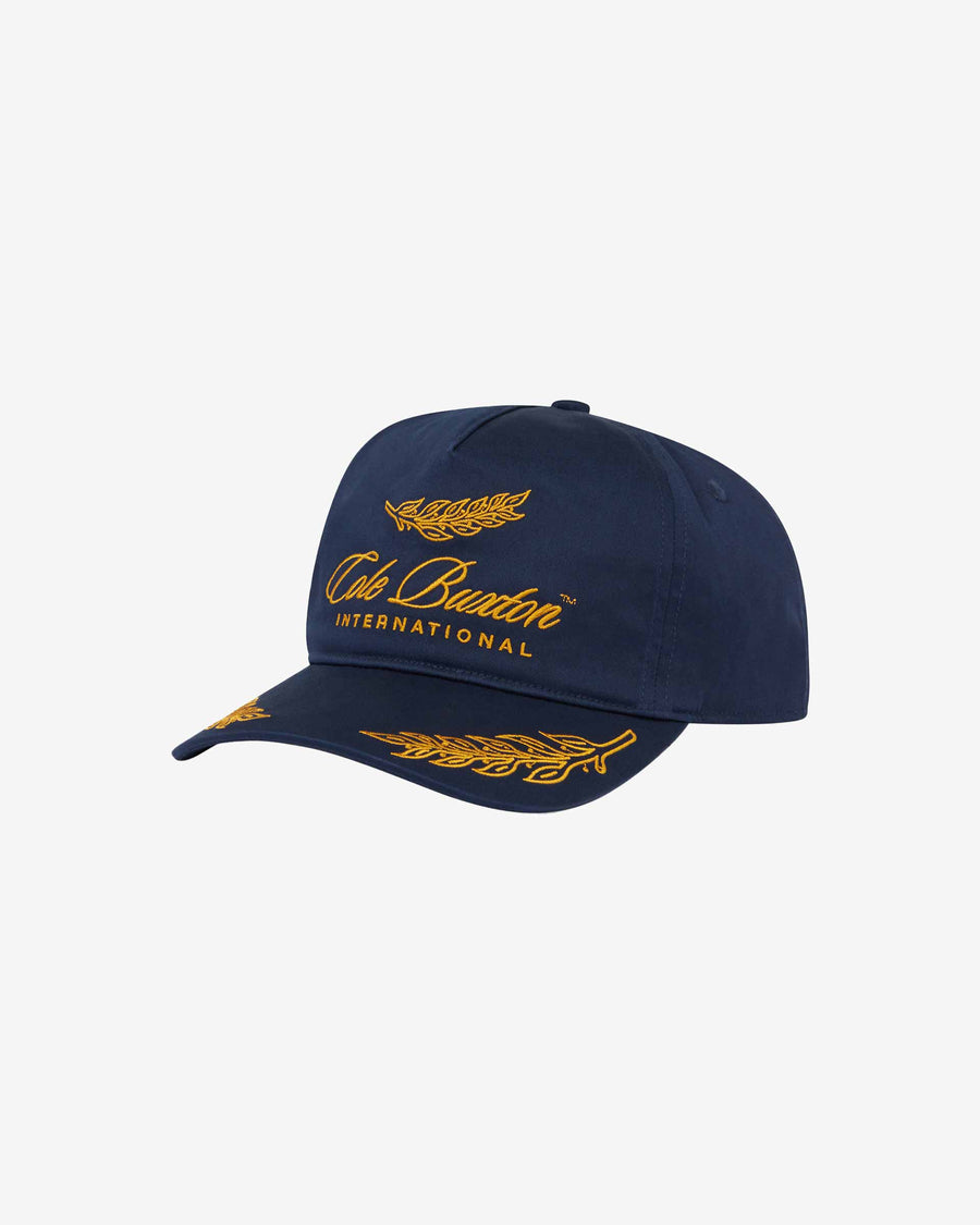 Cole Buxton International Racing Baseball Men Caps Navy / Gold | USA HY4-26242W1