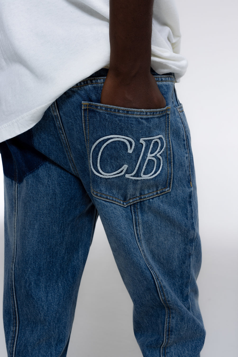 Cole Buxton Jonny Men Jeans Blue | USA MW7-25342Z5