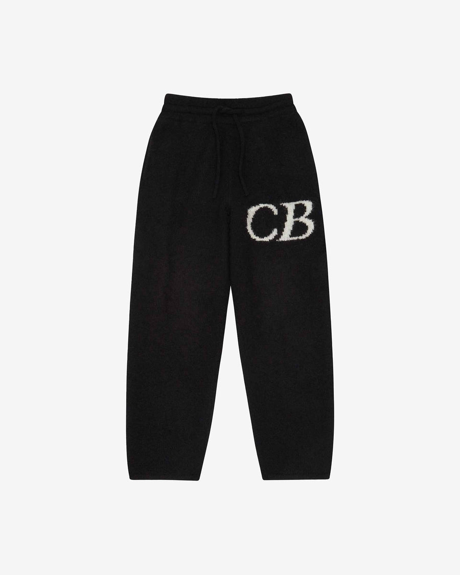 Cole Buxton Logo Knit Men Pants Black | USA SX0-08020W4