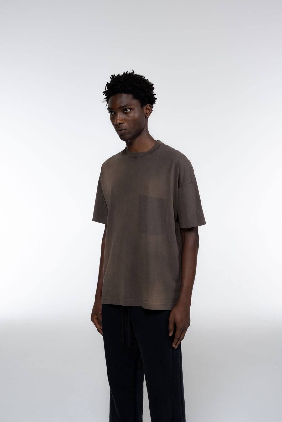 Cole Buxton Pocket Fade Men T-Shirt Washed Brown | USA WK5-78567H0