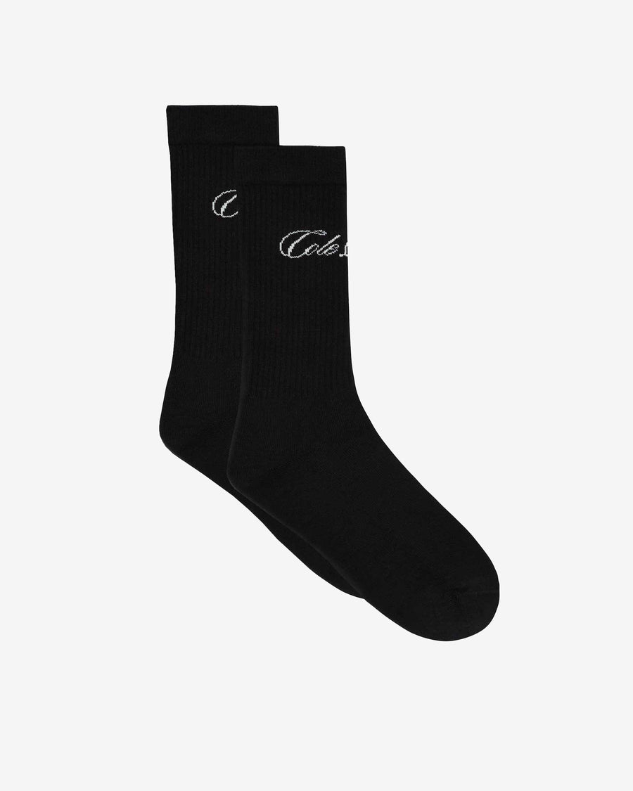 Cole Buxton Signature Men Socks Black | USA QM7-60936N6