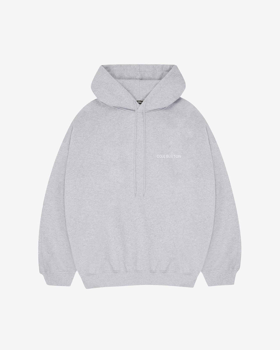 Cole Buxton Sportswear Men Hoodie Light Grey Marl | USA EN7-90469W0