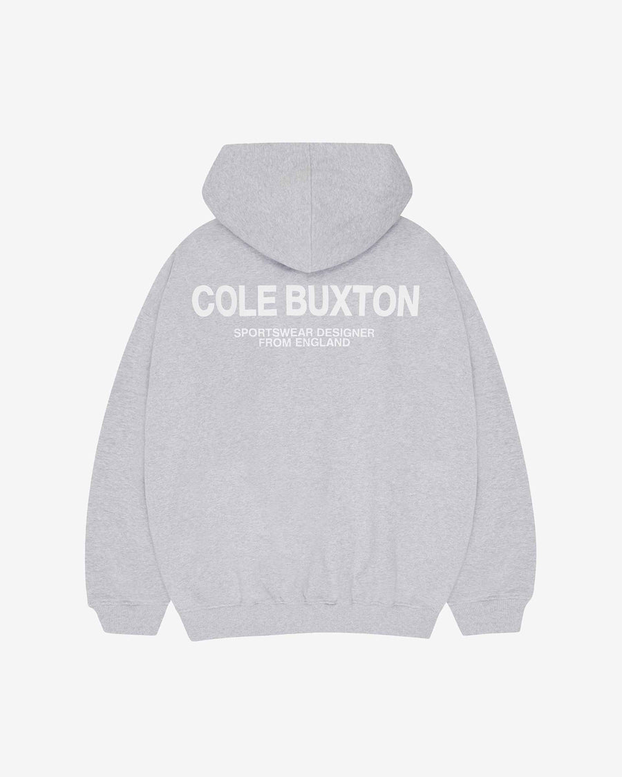 Cole Buxton Sportswear Men Hoodie Light Grey Marl | USA EN7-90469W0