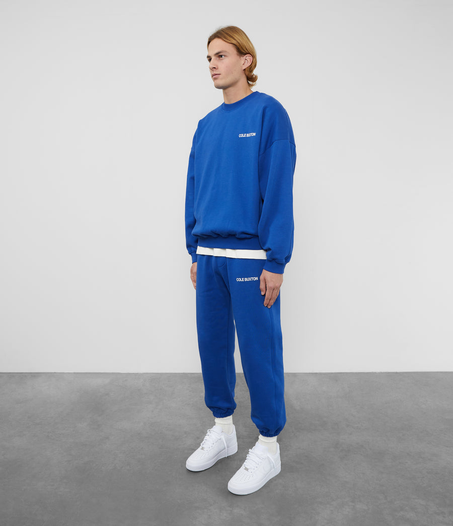 Cole Buxton Sportswear Men Sweatpants Cobalt Blue | USA HM1-87658N2