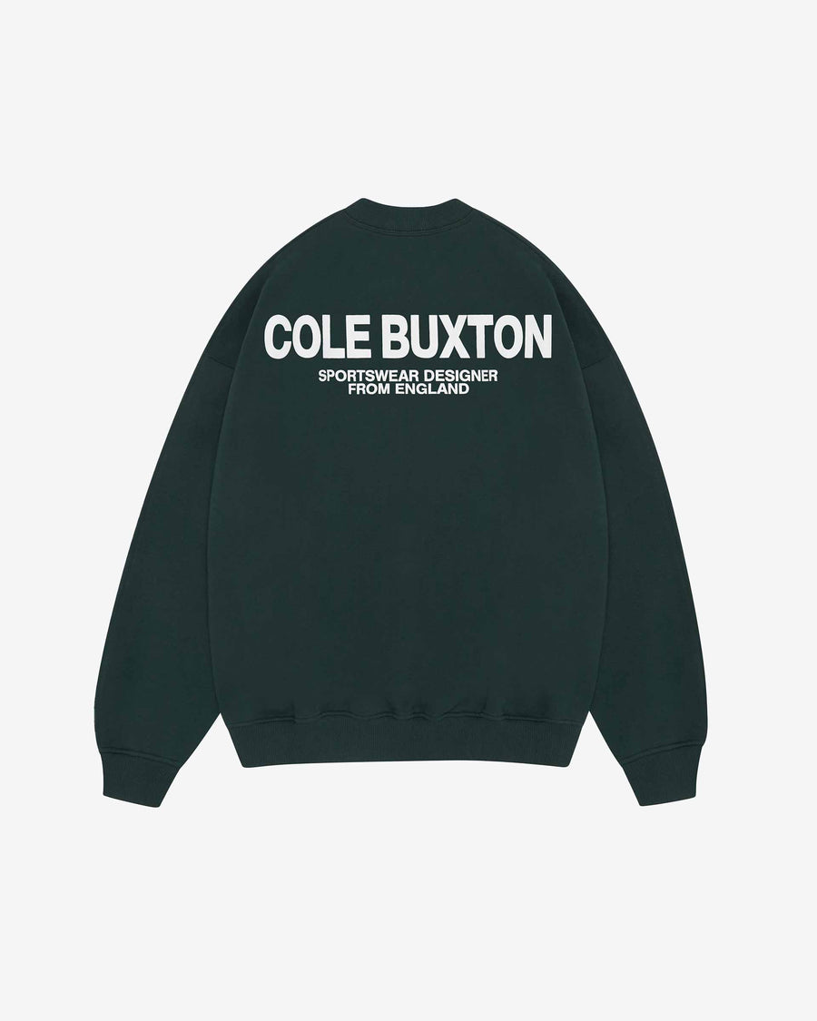 Cole Buxton Sportswear Men Sweatshirts Forest Green | USA ZB4-09940C4